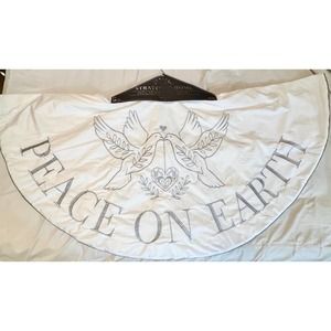 Peace On Earth Christmas Tree Skirt ￼
